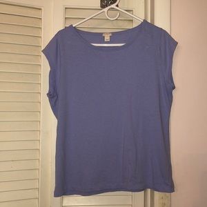 J.Crew factory cap sleeve tee